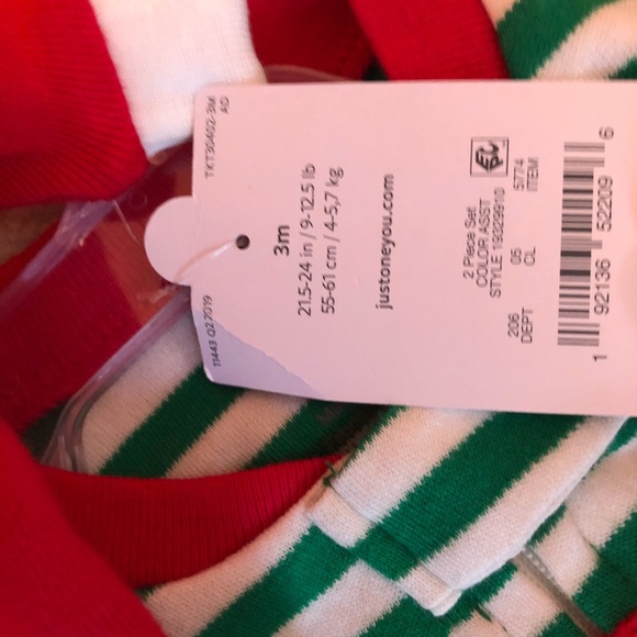 Carter’s Just One You Unisex Christmas Bundle - 3M - Picture 4 of 6